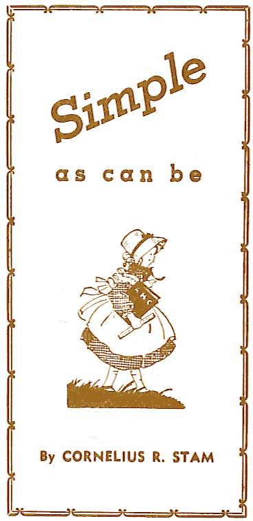 Graphic containing Simple As Can Be Booklet Cover